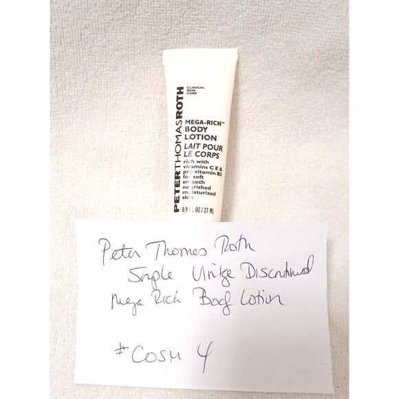Peter Thomas Roth Mega Rich Body Lotion Discontinued Old Lot Travel Size New - Picture 4 of 4